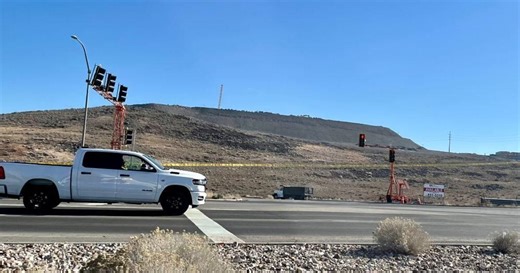 New traffic signal working at Tahoe-Reno Industrial Center