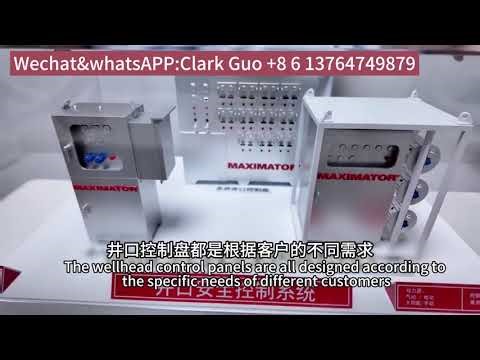 ssv scssv wellhead Christmas tree esd control panel wellhead control panel