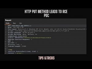🚨 HTTP PUT Method Leading to RCE | PoC 🚨
