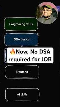 DSA is no more required for job ✅ #coding #javaframework
