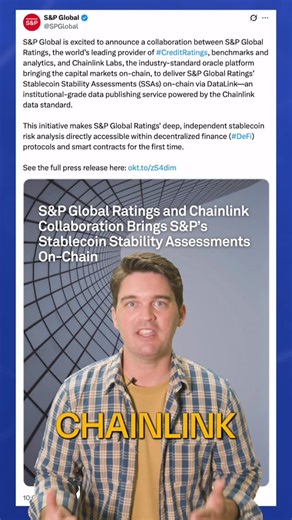 Chainlink on Instagram: "This week in Chainlink: Partnered with S&P Global Ratings to bring its Stablecoin Stability Assessments onchain, launched the Global SmartCon Scavenger Hunt across 8 cities worldwide, and more. #Chainlink #Blockchain #Crypto #Technology #Finance"