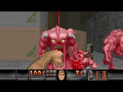 Alien Vendetta - Map 24: Clendestine complex (Blind I'm a Doom-God / Ultra-violence)