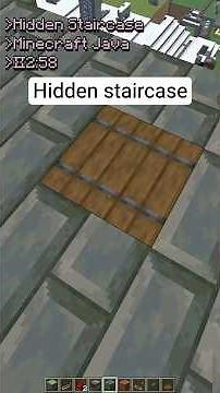 Minecraft Java Edition – Hidden Staircase | Kailefra