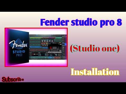 Fender studio pro 8 (Studio one) installation