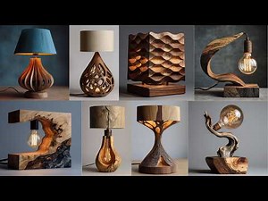 100 Unique Wooden Lamp Bases for Home Decor 😍