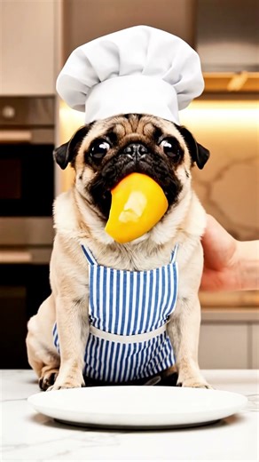 “Pug’s HILARIOUS Mango Mishap 🍊😂 | #PugIncidents”