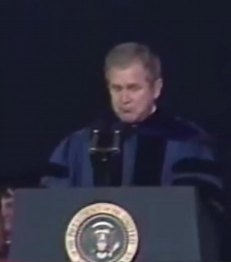 George W. Bush's Humorous Commencement Speech at Yale