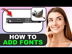 How to Add Fonts in GIMP in 2026