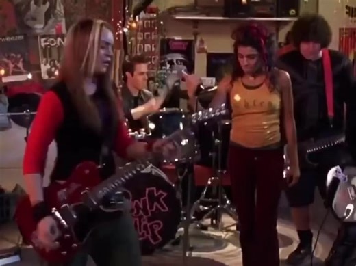 Freaky Friday is a body-swap comedy about a mother and daughter—Tess and Anna—who magically switch bodies and are forced to live each other’s lives for a day. Through the chaos, they gain empathy and a better understanding of each other’s struggles, eventually repairing their strained relationship. A big part of Anna’s identity in the film is music—she’s a rebellious teenager who plays guitar and dreams of performing with her band, which adds an energetic, youth-driven layer to the story. The ba