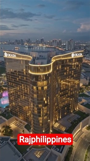 Okada Hotel & Casino Manila 🇵🇭 | Luxury Resort Tour ✨ #shorts #travel #ytshorts #philippines