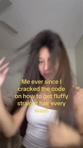 How to Get Fluffy Straight Hair Every Wash