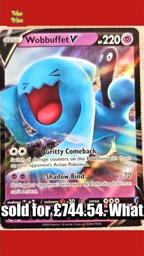 🔥 This Wobbuffet card fetched £744.54 — crazy or fair? #shorts