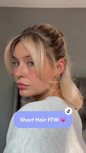 Slay Queen Short Hair Styles with Shark Clip | Beauty by Laura