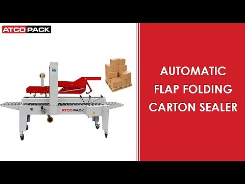 Automatic Flap Folding Carton Sealer | Carton Taping Machine