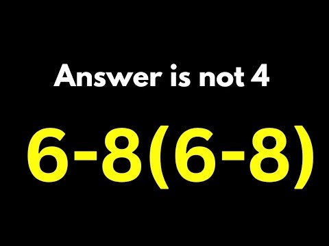 Most Viral PEMDAS Math Problem!