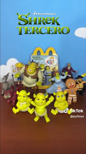 McDonald's Cajita Feliz Shrek Tercero Completa
