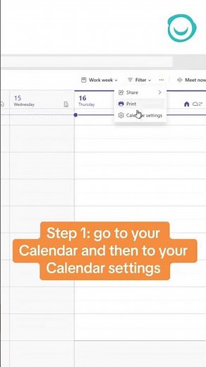 How to show declined events in your Teams calendar
