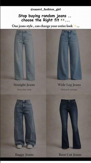 Stop Buying Random Jeans ❌ | 4 Jeans Styles Every Girl Should Know 👖✨ (2026 Guide)