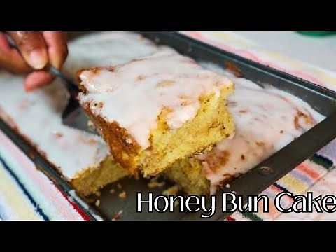 Honey Bun Cake | Using Duncan Hines Perfectly Moist Yellow Cake Mix | Easy to make!