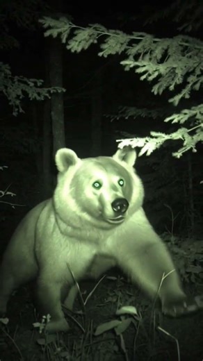 Insane Night Vision Trail Cam: Bear, Wolf & Fox Caught at 3AM! 🐻🐺🦊