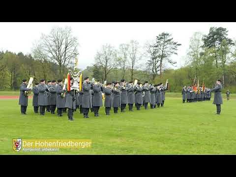The Hohenfriedberger - Prussian march from the 18th century - German Army Band Hanover live