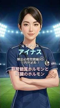 【看護師国家試験】 6月：⑪内分泌系-7 副腎髄質ホルモンと膵臓のホルモン インスリン