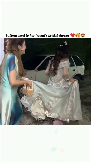 Fatima went to her friend's bridal shower ❤️🥰😍#youtubeshorts #viral