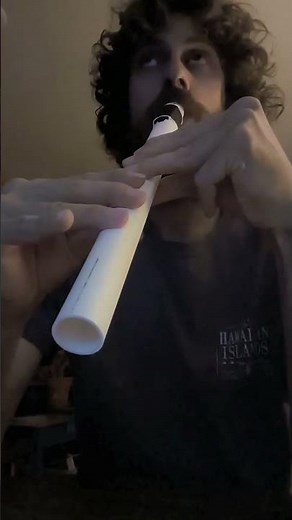 Chromatic scale on PVC 6-hole flute