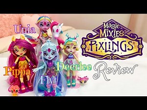 Magic Mixies Pixlings Review - Flyt Deerlee Pippa and Unia