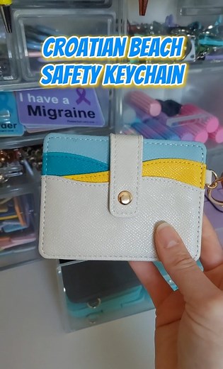 3.4K views · 84 reactions | Victoria is feeling the Euro Summer vibes with my Croatian Beach Safety Keychain! ️ . #croatia #safetykeychain #keychains #keyrings #womensaccessories #croatiabeach | Intrepid Safety | Facebook