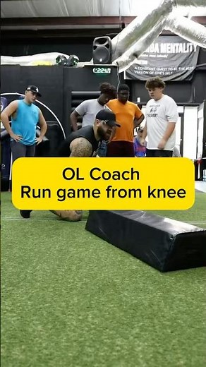 Offensive Line Run Game Drill- STOP POPPING UP!!