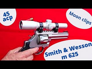 Smith & Wesson 625 45ACP with a Burris 2x scope.