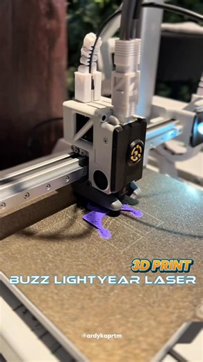 ᴀʀᴅʏᴋᴀ ᴘʀᴀᴛᴀᴍᴀ on Instagram: "Beli Mainan ❌ Buat Mainan ✅ Part 2 3D PRINT BUZZ LIGHTYEAR LASER #buzzlightyear #toystory #dıy #3dprinting #bambulaba1"