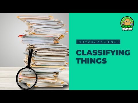 Science Nuggets - Classifying Things