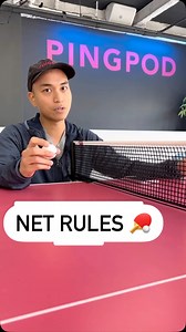 Did you know this about the net in ping pong? Share this with a friend. #reel #pingpong #pingpod #rules | PINGPOD