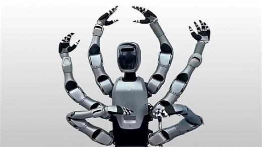 China unveils six-armed humanoid robot that promises 30% more output