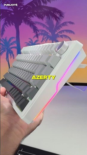 A magnetic GAMING keyboard in AZERTY?! (Keyz Elite 300HE from The G-Lab)