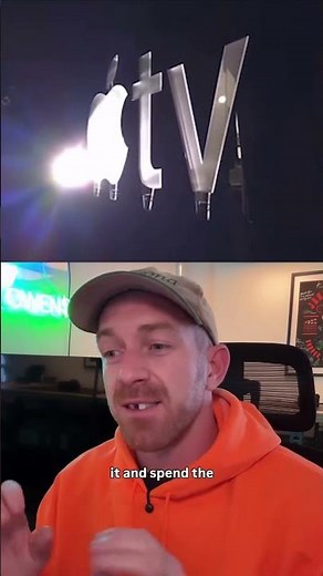 This new Apple tv intro bts is so EPIC - Love the artistic approach #apple #appletv #filmmaking