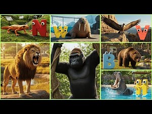 ABC Zoo Adventure – Fun Alphabet Song with Wild Animals! 🦁🐘
