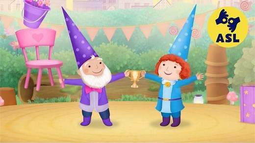Pinkalicious & Peterrific - Gnome Variety Show/Tidy Up (ASL) Video | PBS KIDS