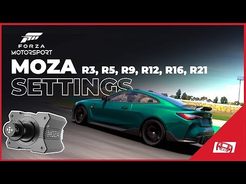 Forza Motorsport: BEST MOZA Racing Wheel Settings!