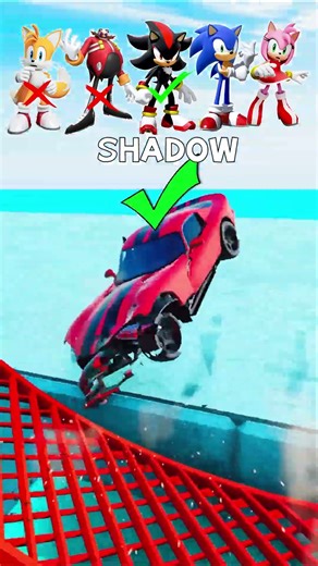 Sonic vs Giant Double Arch Car Challenge!