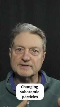 What happens when subatomic particles change in number.