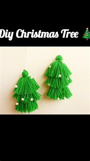 DIY Christmas Tree Using Wool 🎄 | Easy Christmas Craft