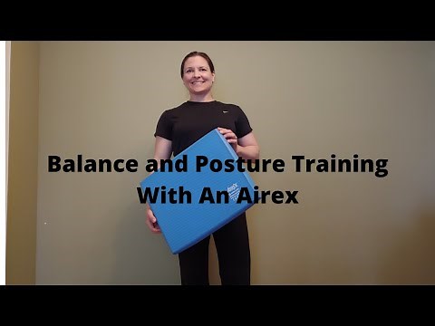 Posture and Balance Training With Airex Balance Pad