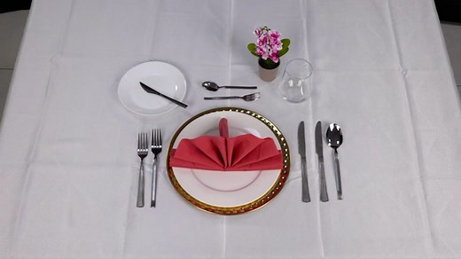 Master Setting a Formal Dinner Table Idea