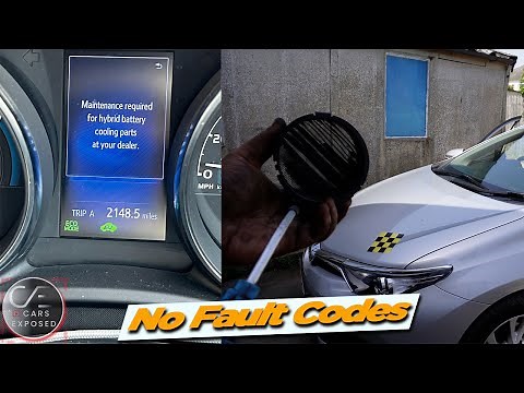 2018 Toyota Auris Hybrid Maintenance required for hybrid battery cooling parts at your dealer