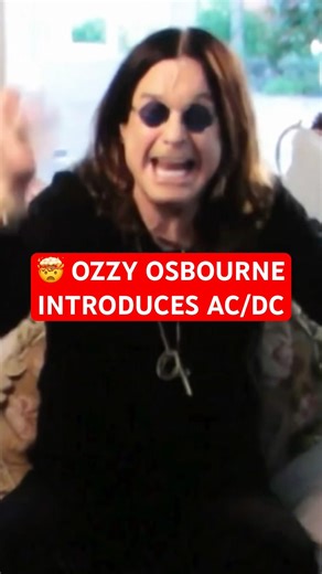 Ozzy Osbourne introducing AC/DC… 🤯Two legends. But who’s the real king of rock?