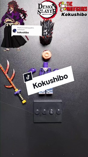 Lego Demon Slayer Upper Rank Demon Kokushibo Minifigures