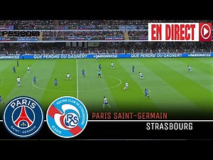 🔴 EN DIRECT : PARIS SAINT-GERMAIN vs STRASBOURG | LIGUE 1, JOURNÉE 8 2025 | MATCH COMPLET [PES 2021]
